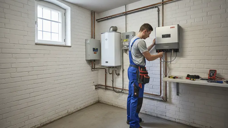 Wechselrichter einer Berliner Solaranlage