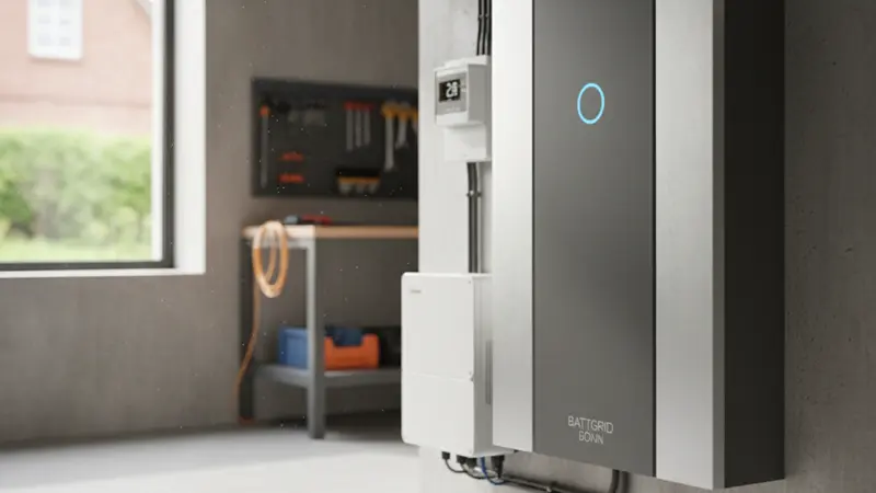 Batteriespeicher in einem Bonner Keller