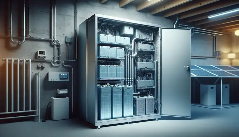 Solaranlage mit Speicher