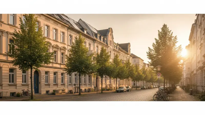 Solaranlage auf einem Düsseldorfer Altbau in Pempelfort