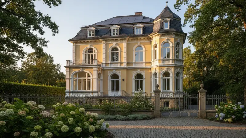 Solaranlage auf einem Altbau in Hannover