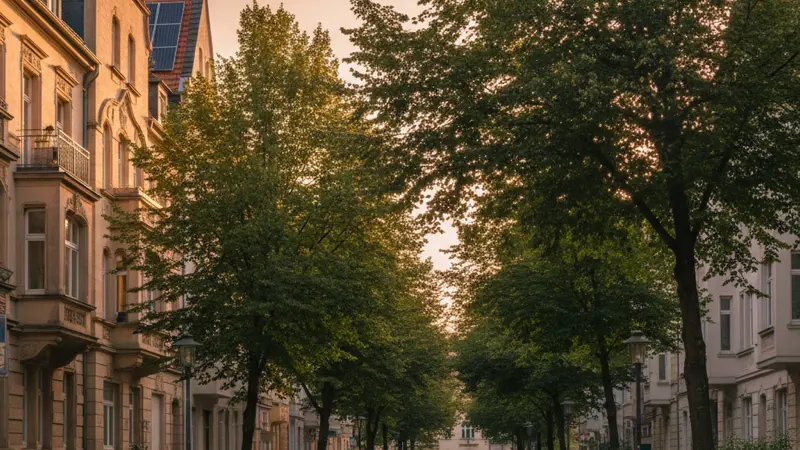 Solaranlage auf einem Kamp-Lintforter Gründerzeit-Altbau in Hoerstgen