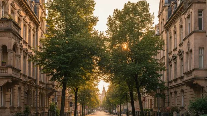 Solarmodule auf einem Leipziger Gründerzeithaus