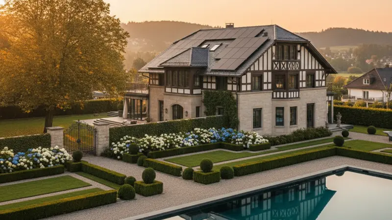 Münchner Wohnhaus mit hochwertiger Photovoltaikanlage