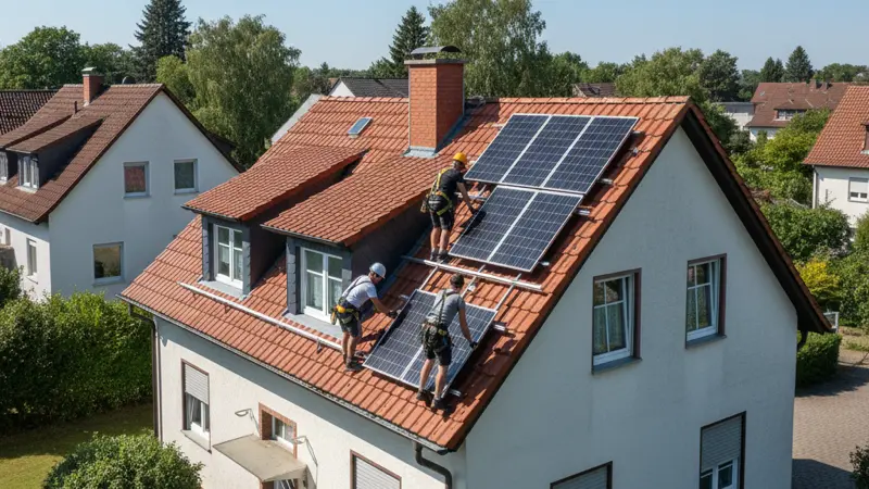 Solarmontage in Münster