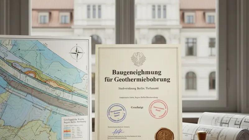 Genehmigungsprozess für Erdsondenbohrungen - Behörde und Planungsunterlagen