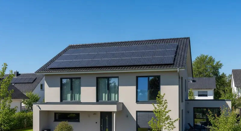 Photovoltaikanlage auf einem Einfamilienhaus - steuerliche Vorteile 2026