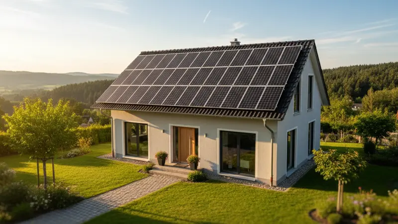 Solaranlage mit Wärmepumpe