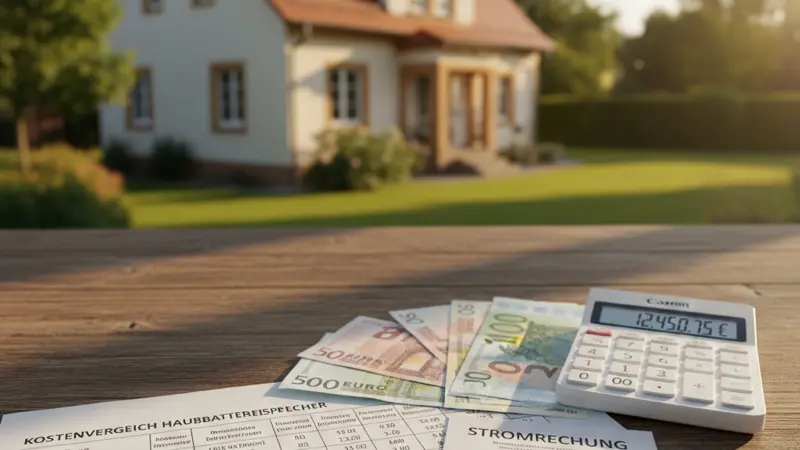 Kostenvergleich verschiedener Stromspeicher-Modelle mit Preis pro kWh