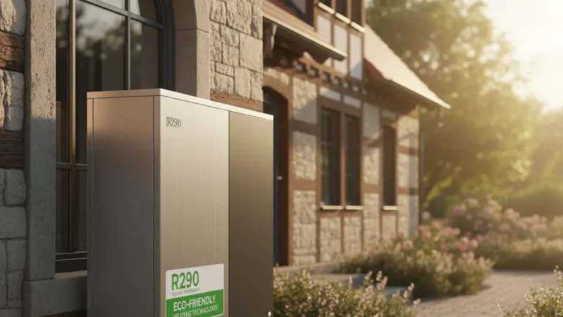 Moderne R290 Propan-Wärmepumpe der neuesten Generation