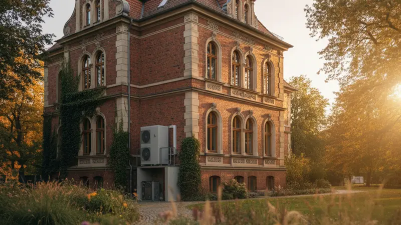 Wärmepumpe am Altbau