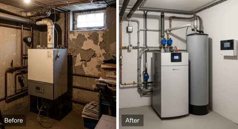 Verschiedene Wärmepumpen-Typen im Vergleich für Frankfurter Wohngebäude