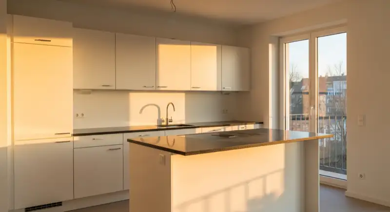 Fertig montierte moderne Küche in Berlin