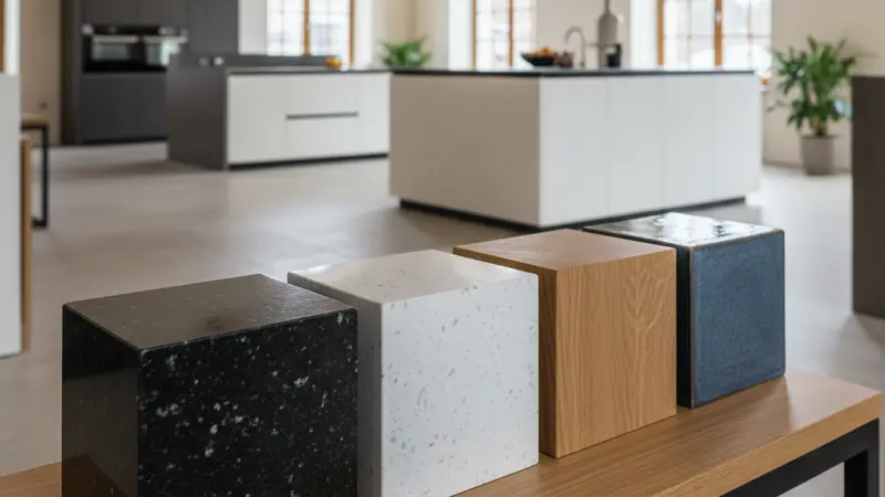 Kueche Berlin - Arbeitsplatte Material