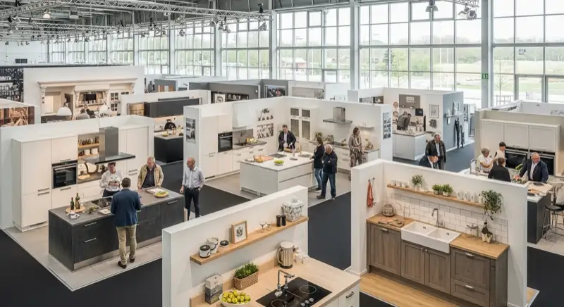 Küchenausstellung mit verschiedenen Küchenstilen in Dresden