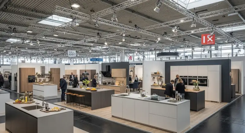 Küchenausstellung mit verschiedenen Küchenstilen in Freiburg