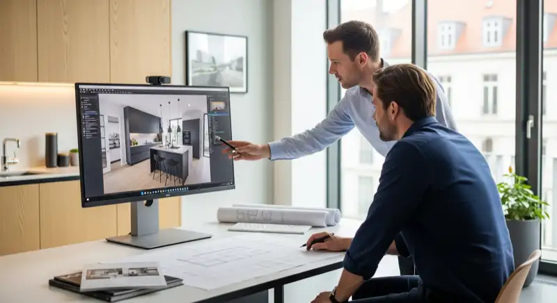 Küchenplanung und Beratung am Computer in Freiburg