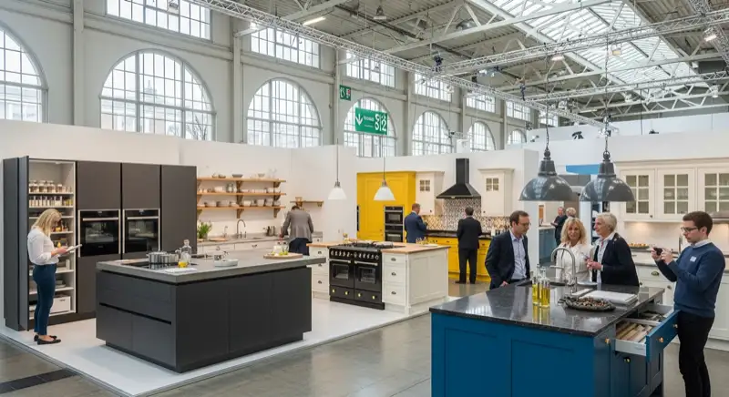 Küchenausstellung mit verschiedenen Küchenstilen in Hannover