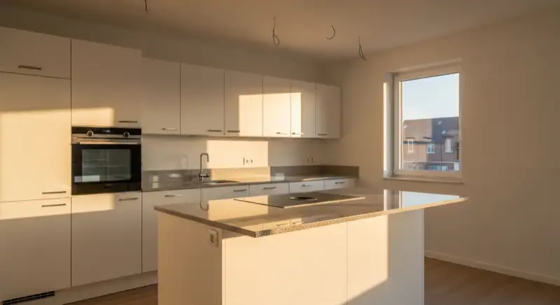 Fertig montierte moderne Küche in Hannover