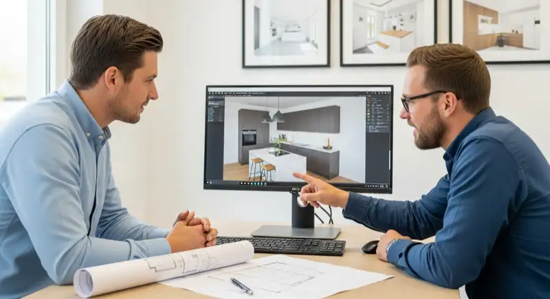 Küchenplanung und Beratung am Computer in Hannover