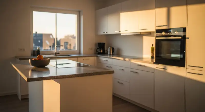 Fertig montierte moderne Küche in Lübeck