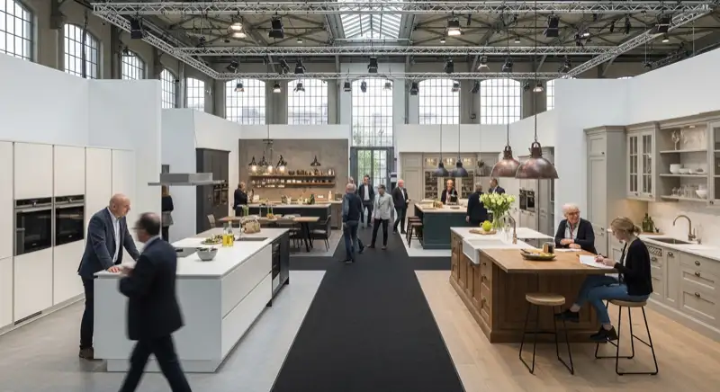 Küchenausstellung mit verschiedenen Küchenstilen in Magdeburg