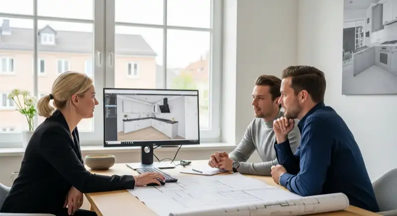 Küchenplanung und technische Abstimmung in Rostock