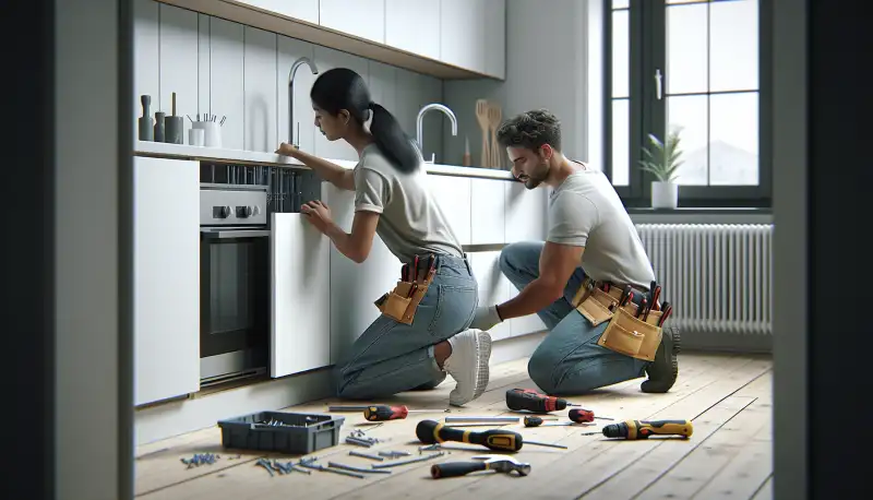 Montage einer Küche in Wuppertal