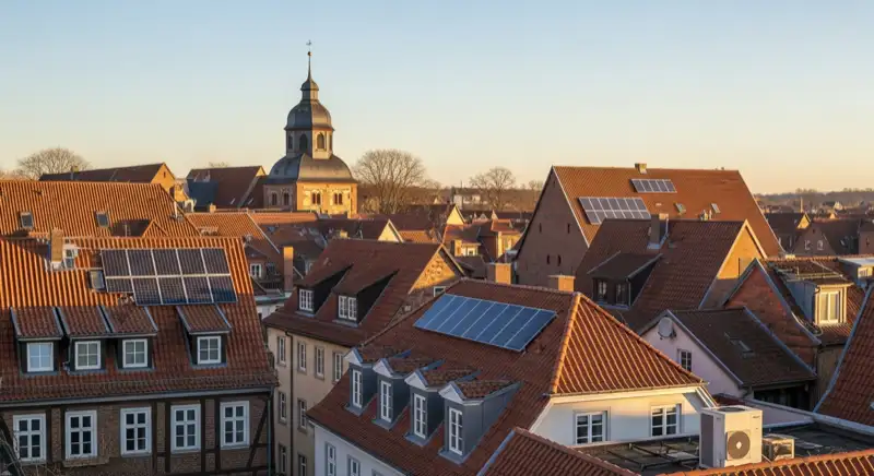 Altenaer Altstadt mit Burgumgebung und sichtbaren Dachflächen