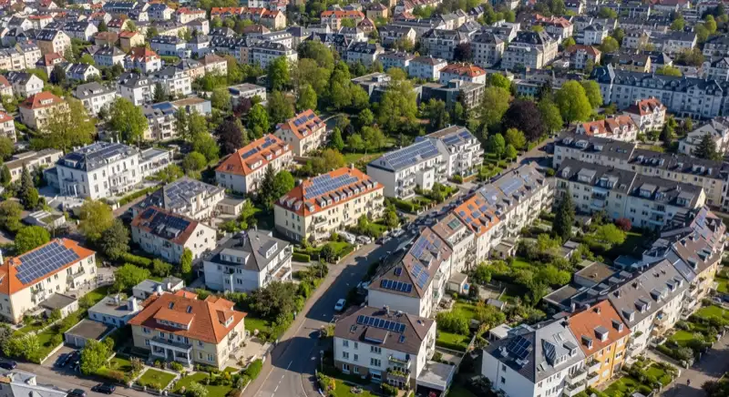 Solar auf unterschiedlichen Gebäuden in Bad Homburg
