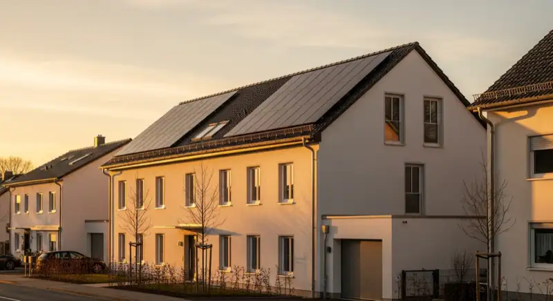 Saniertes Wohnhaus in Bad Honnef mit dezent integrierter Photovoltaik auf dem Dach