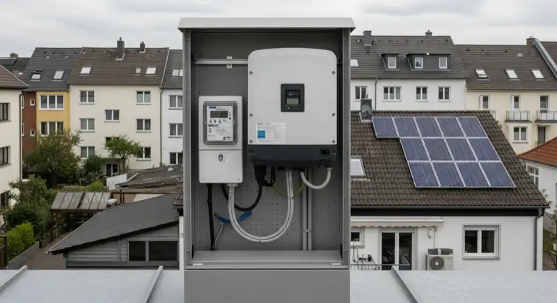 Photovoltaik in Bielefeld: Netzanschluss Zaehlerschrank Bielefeld