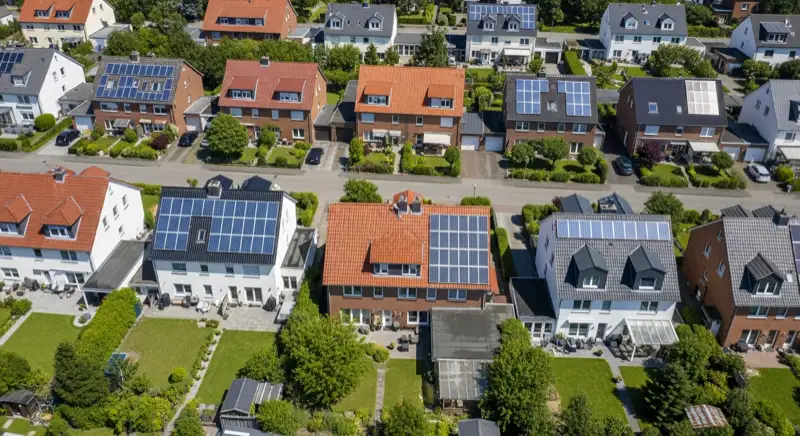 Photovoltaik in Bielefeld: Stadtteile Aerial Bielefeld 2