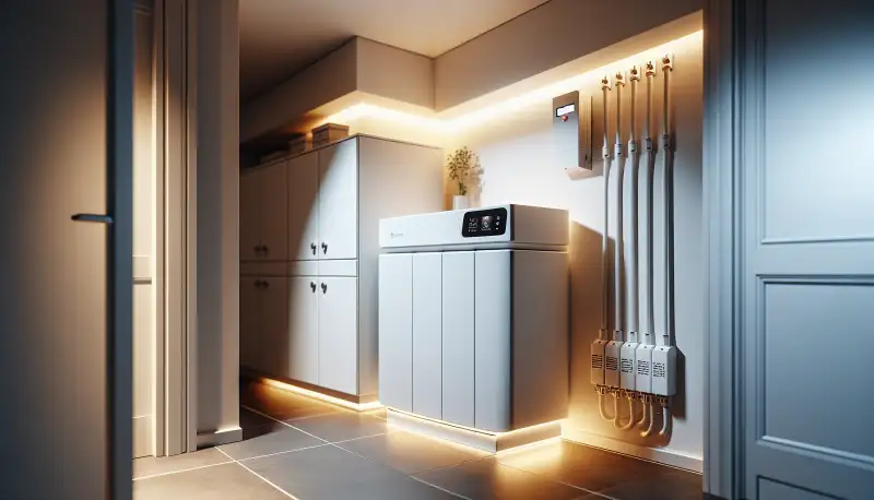 Stromspeicher in einem Bochumer Einfamilienhaus - interessant für Haushalte mit hoher Eigenverbrauchsquote.