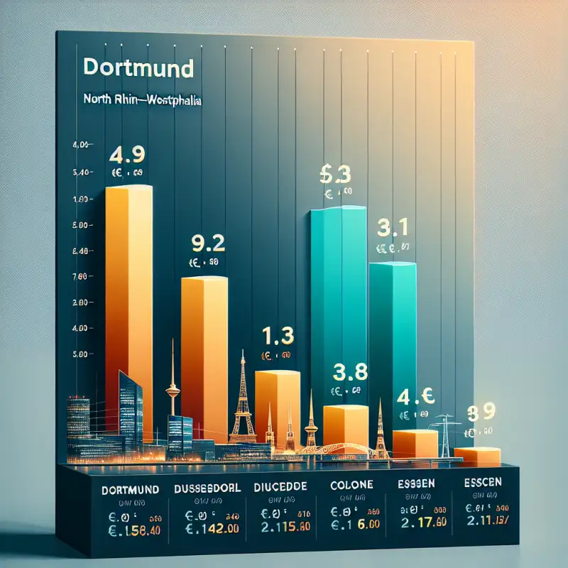Vergleich der Photovoltaik-Preise in Dortmund mit anderen NRW-Städten