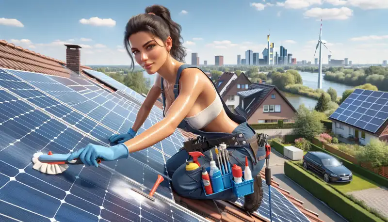 Reinigung von Solarmodulen in Düsseldorf