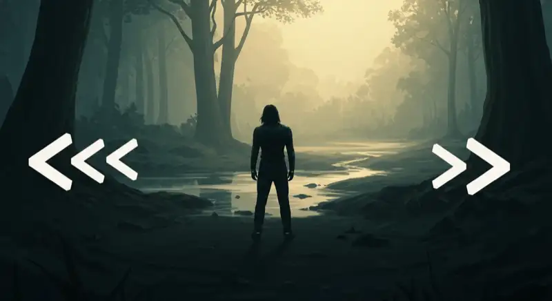 Aerial drone view of typical German residential neighborhood with mixed roof types, red and dark roof tiles, gardens visible, sunny day