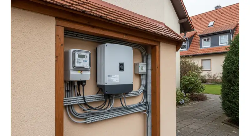 Photovoltaik in Frankfurt Oder: Netzanschluss Zaehlerschrank Oder
