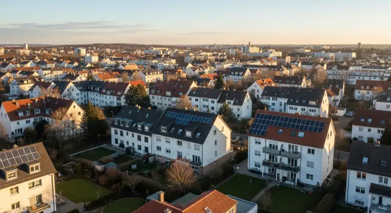 Photovoltaik in Frankfurt Oder: Stadtteile Aerial Oder 5