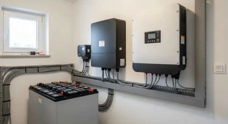 Speicher-Nachrüstung bei einer Photovoltaikanlage in Freiburg