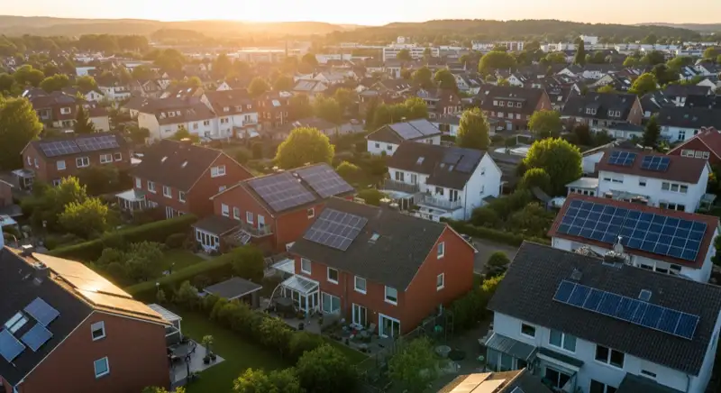 Photovoltaik in Fulda: Stadtteile Aerial Fulda