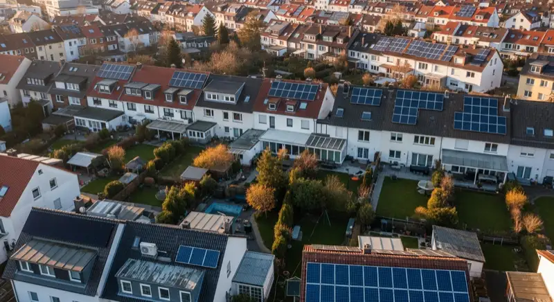 Photovoltaik in Gelsenkirchen: Stadtteile Aerial Gelsenkirchen 3