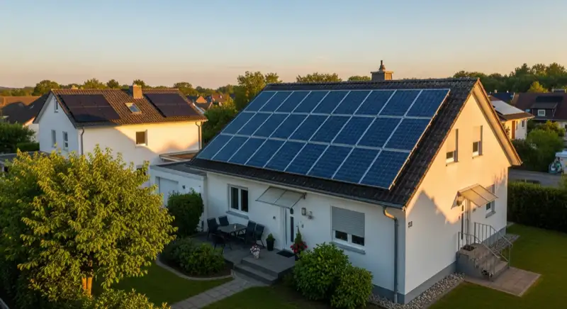Einfamilienhaus in Hof-Krötenbruck mit Photovoltaikanlage auf Satteldach