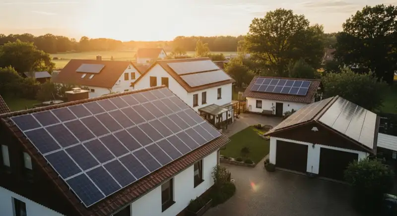 Lausitzer Einfamilienhaus mit Nebengebäude und Photovoltaikdach in dörflicher Lage bei Hoyerswerda