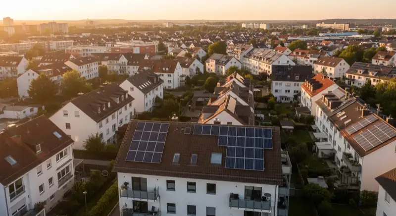 Photovoltaik in Kaiserslautern: Stadtteile Aerial Kaiserslautern
