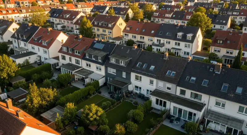 Photovoltaik in Koeln: Stadtteile Aerial Koeln 3