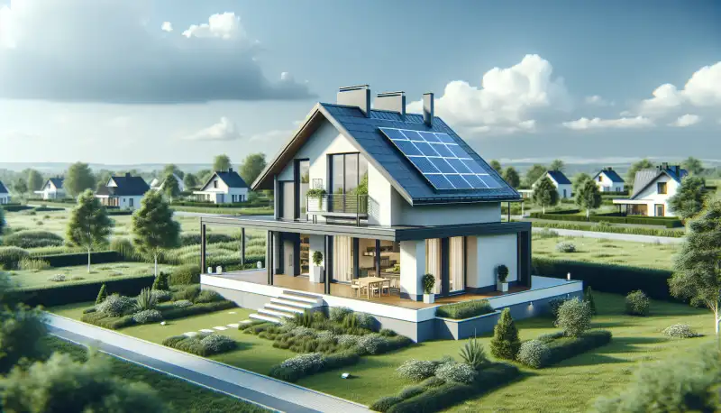 Einfamilienhaus mit Photovoltaikanlage in Krefeld am Niederrhein