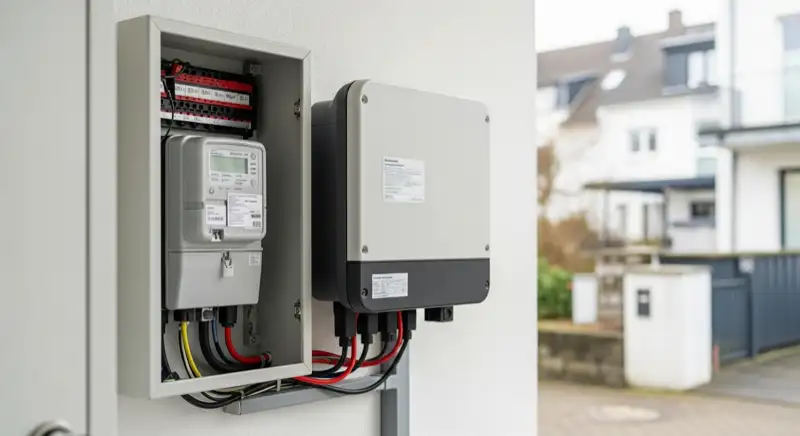 Photovoltaik in Ludwigshafen Am Rhein: Netzanschluss Zaehlerschrank Rhein