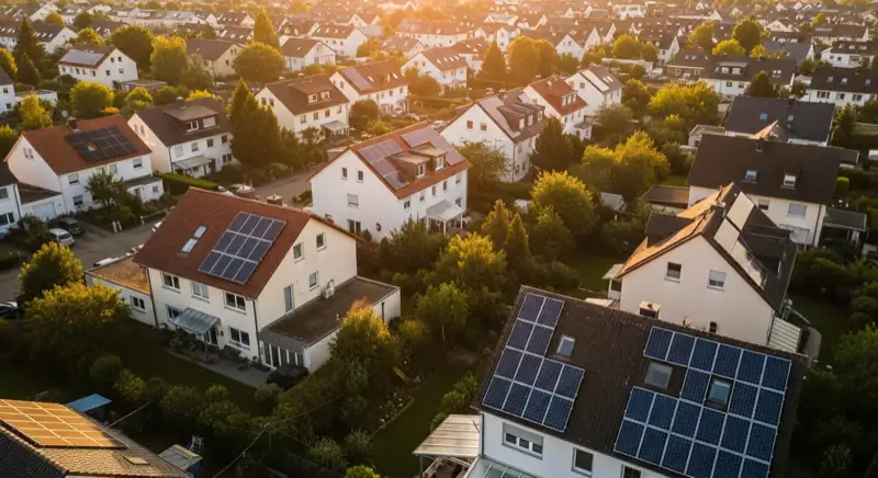 Photovoltaik in Ludwigshafen Am Rhein: Stadtteile Aerial Rhein