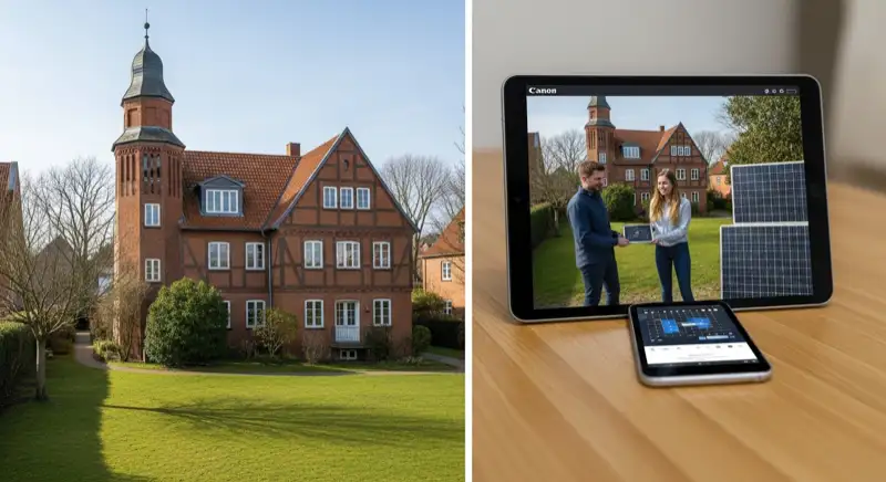 Eigenverbrauch und Monitoring einer Photovoltaikanlage in Lübeck